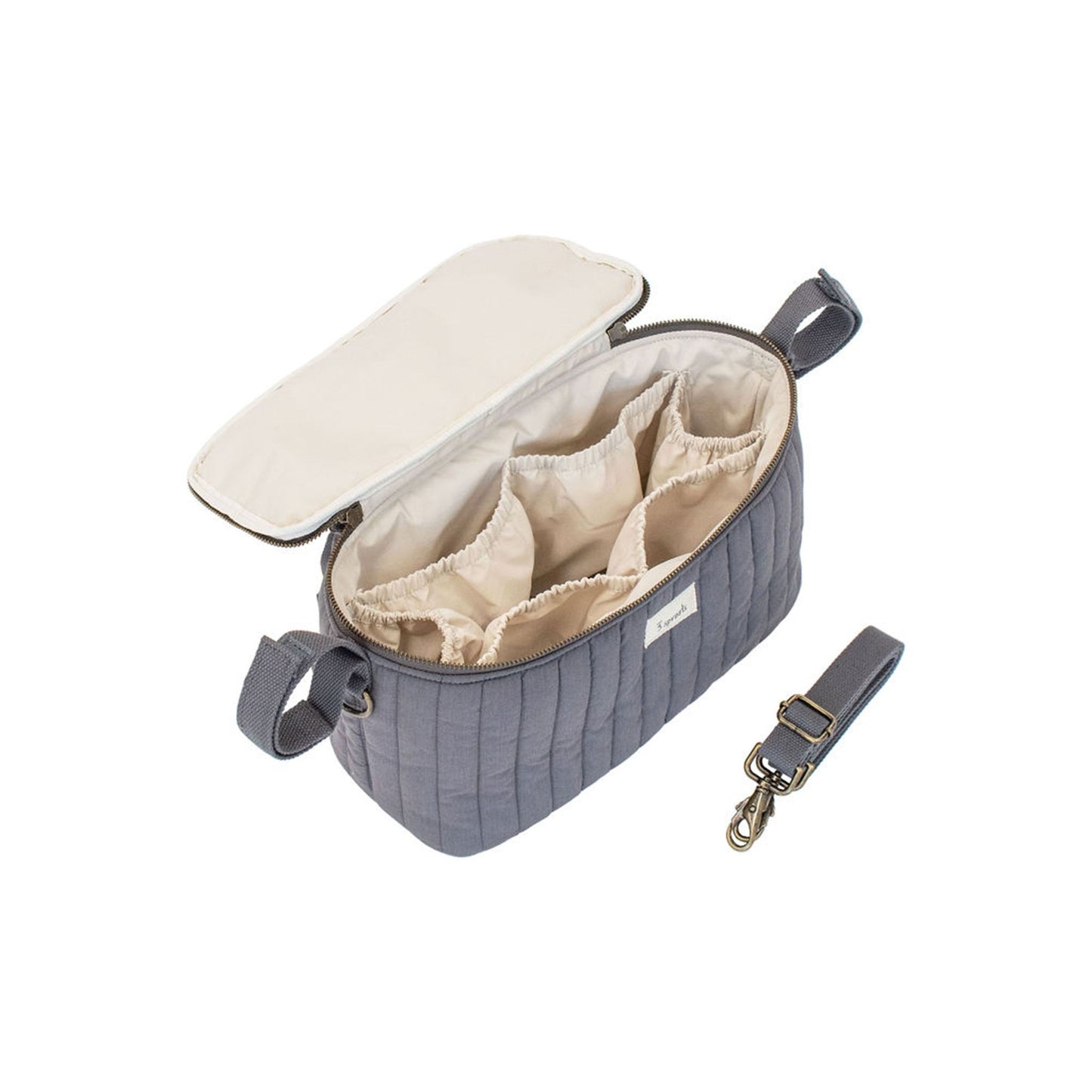 Borsa portaoggetti per passeggino - organizer passeggino - tessuto trapuntato