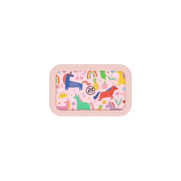 Porta pranzo in acciaio - Snack Box - Porta merenda perfetto da utilizzare in ufficio o a scuola