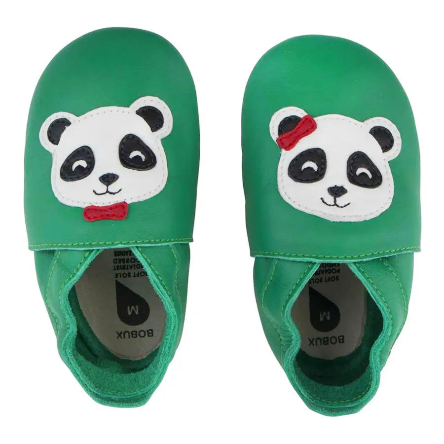 Scarpine Soft Sole Panda smeraldo
