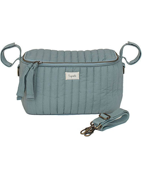 Borsa portaoggetti per passeggino - organizer passeggino - tessuto trapuntato