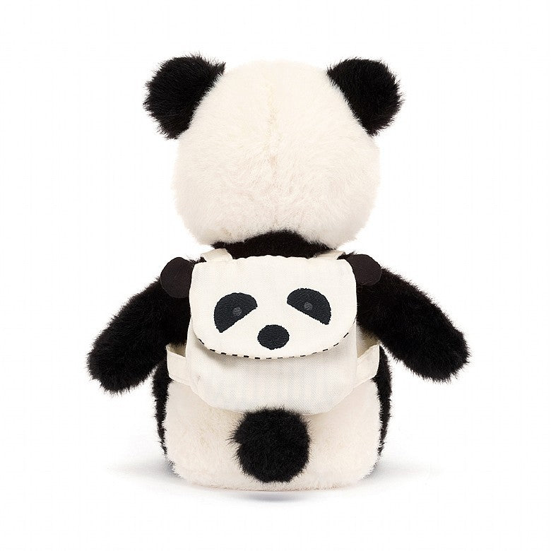 Peluche morbido Panda con zainetto