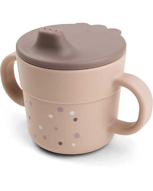 Tazza con beccuccio - Happy Dots - 100% PP Alimentare