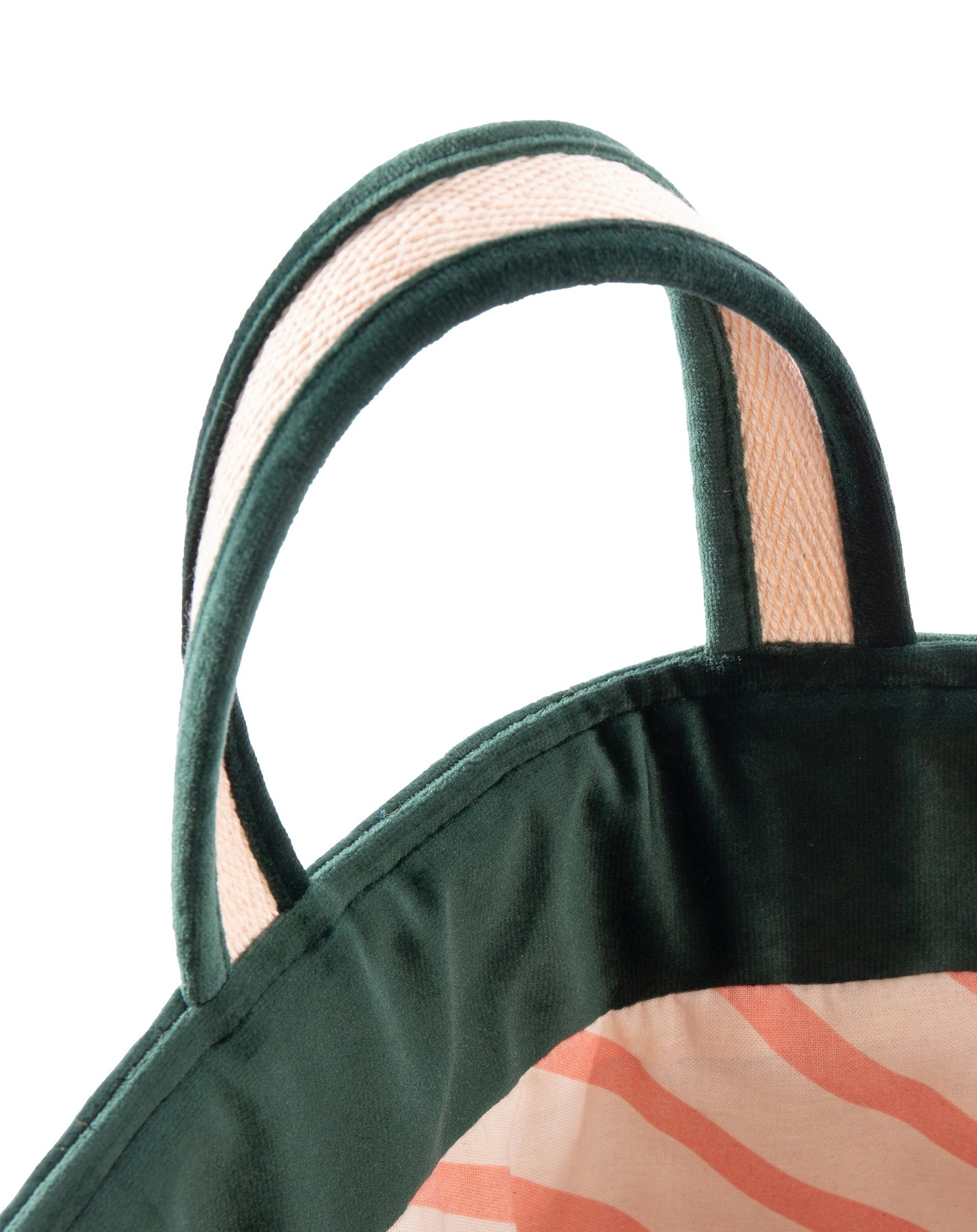 Cesta portagiochi savanna - velluto ecologico 40x35x35cm