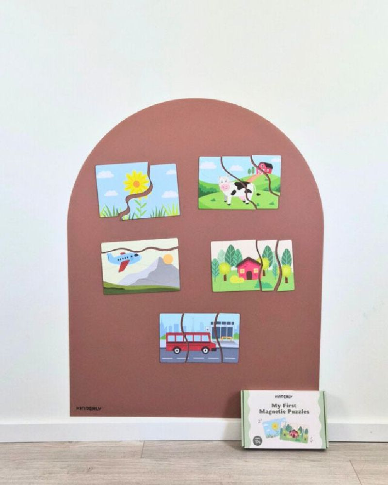Set Primi Puzzle Magnetici per Bambini - Gioco Educativo e Motricità Fine
