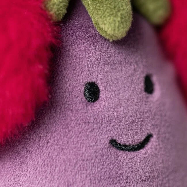Peluche morbido melanzana Toastie red