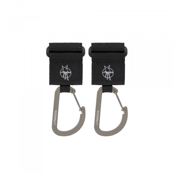 Ganci per passeggino con moschettone