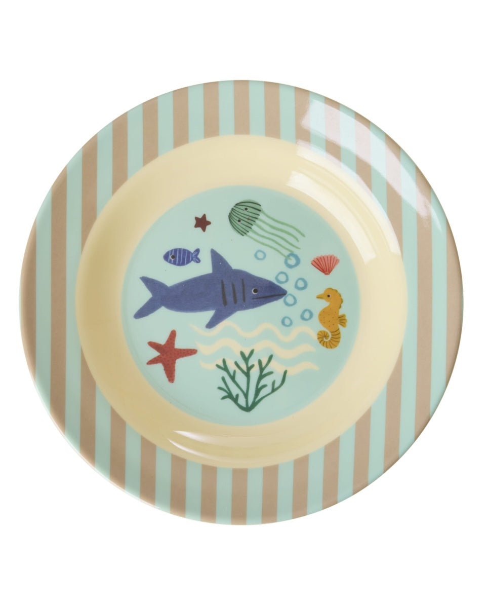 Piatto fondo per bambini in melamina