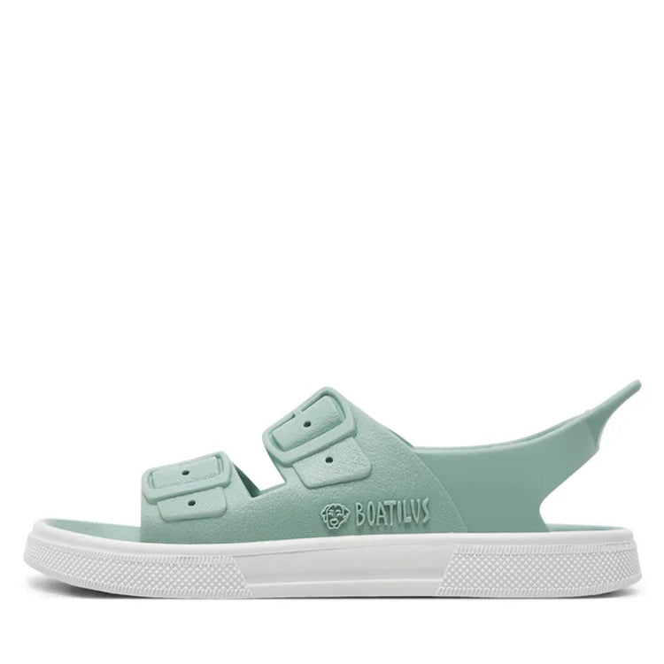 Ciabatte da spiaggia in gomma irky veg - pastel green/white
