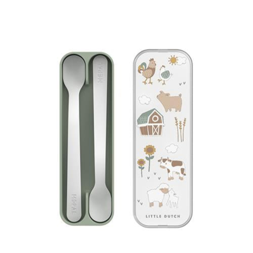 Set cucchiai 2 pezzi con scatola
