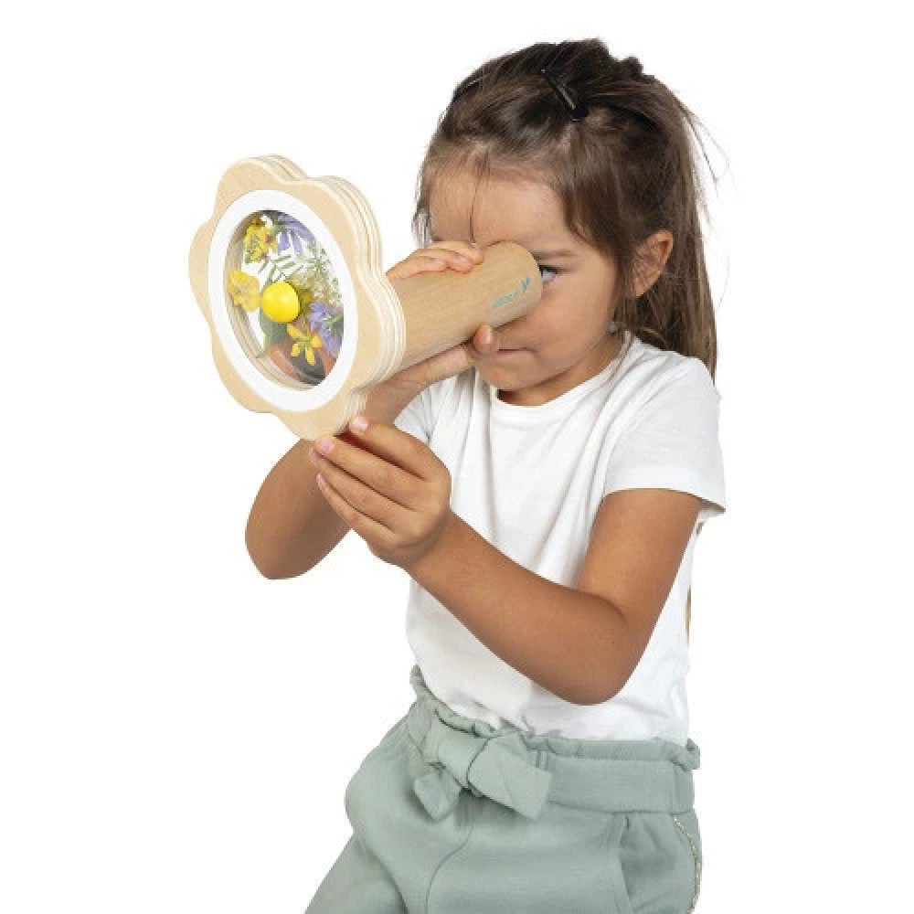 Caleidoscopio di Fiori in Legno FSC® 'Happy Garden' con Pannelli Magnetici