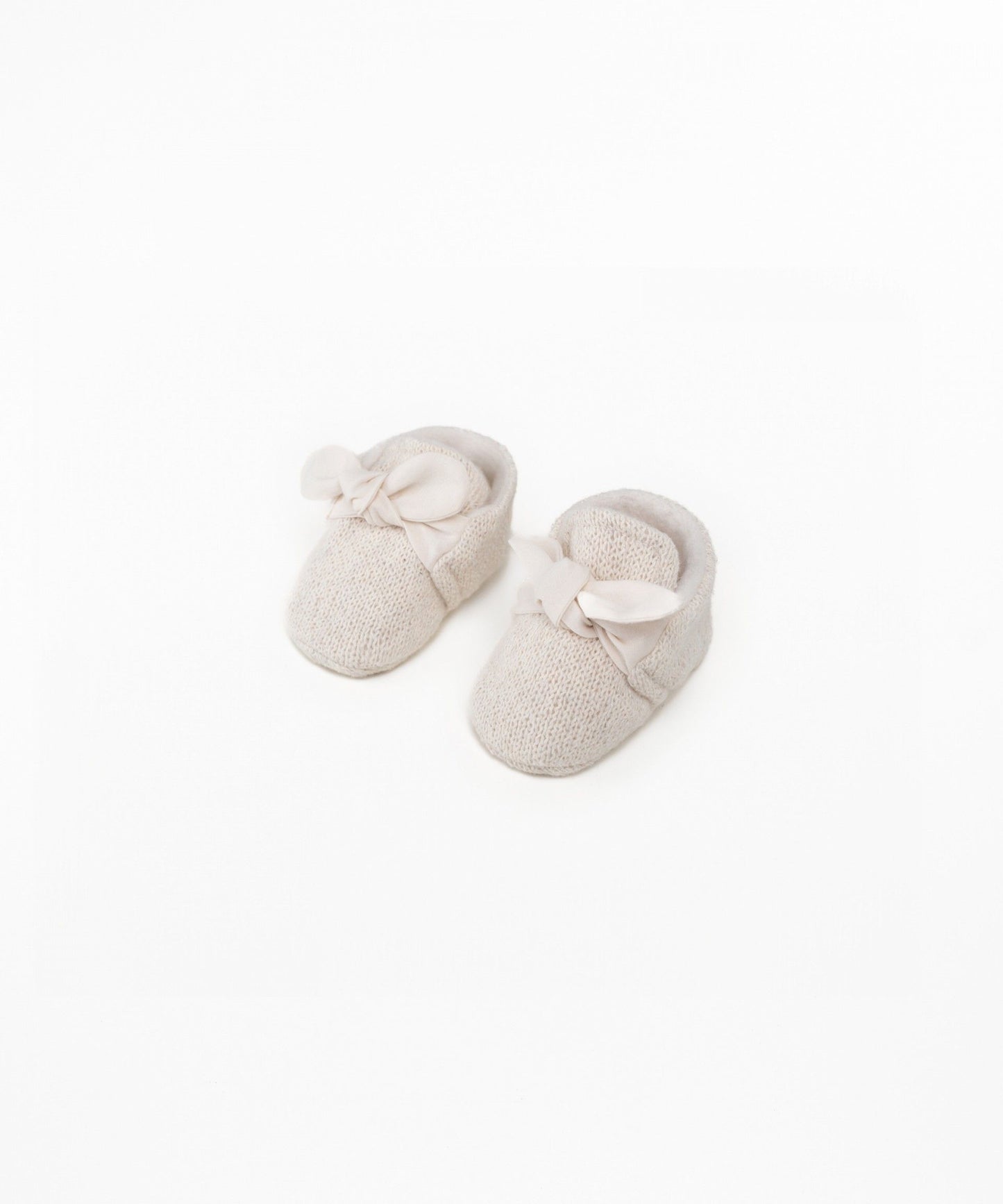 Scarpine neonato in maglia - 90% Cotone rigenerato