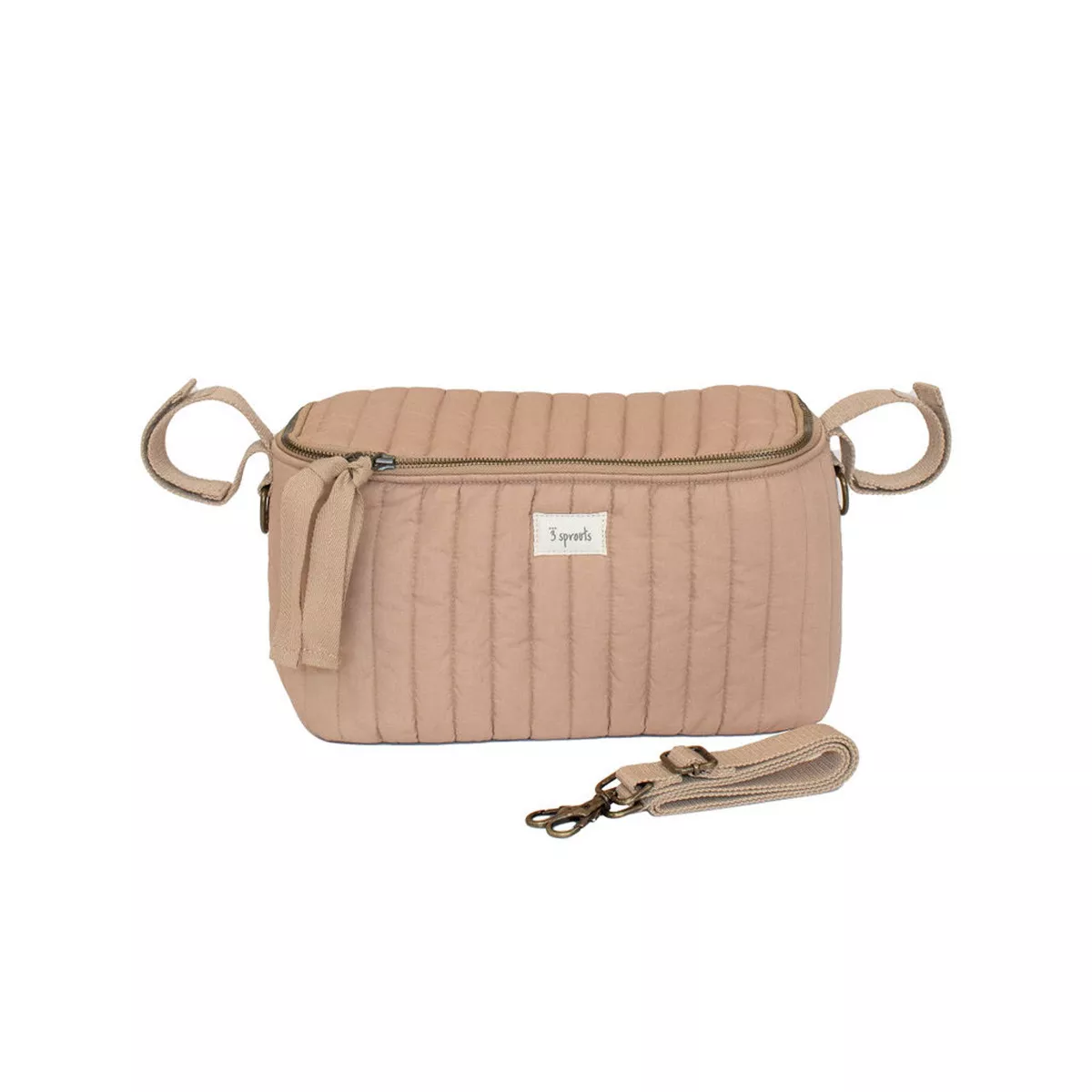 Borsa portaoggetti per passeggino - organizer passeggino - tessuto trapuntato