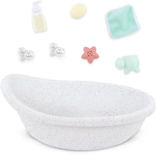 Vasca da bagno con accessori per la bambola lullababy