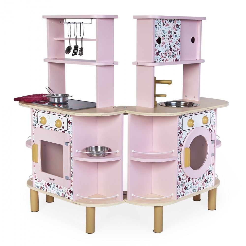 Cucina Twist in Legno - Cucina Bifacciale - 8 Accessori inclusi