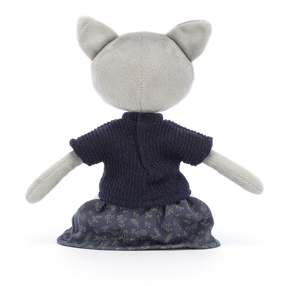 Peluche morbido Gattina Coquette