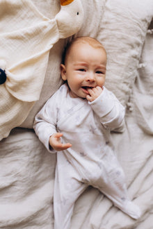 Tutina con apertura frontale - 100% cotone biologico