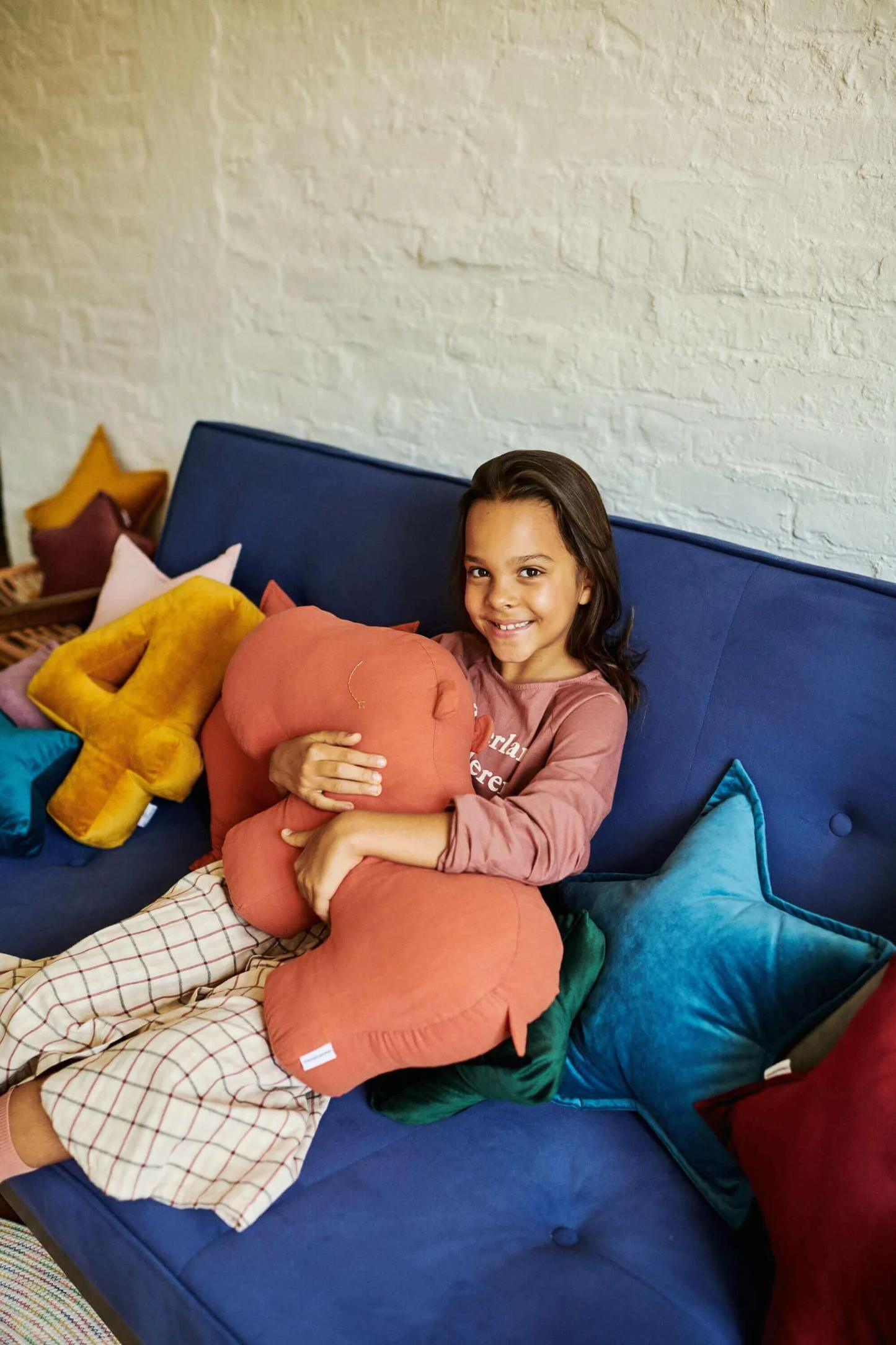 Cuscino stella in velluto - 30cm