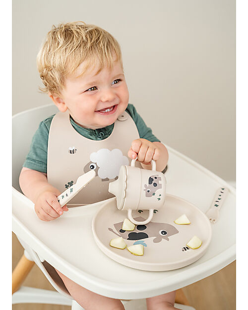 Bavaglio in silicone con tasca - Tiny Farm