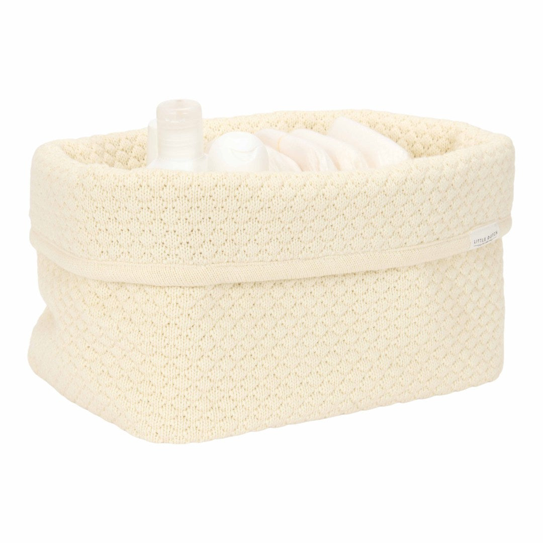 Cestino portatutto grande in Tricot - 25x15x15cm