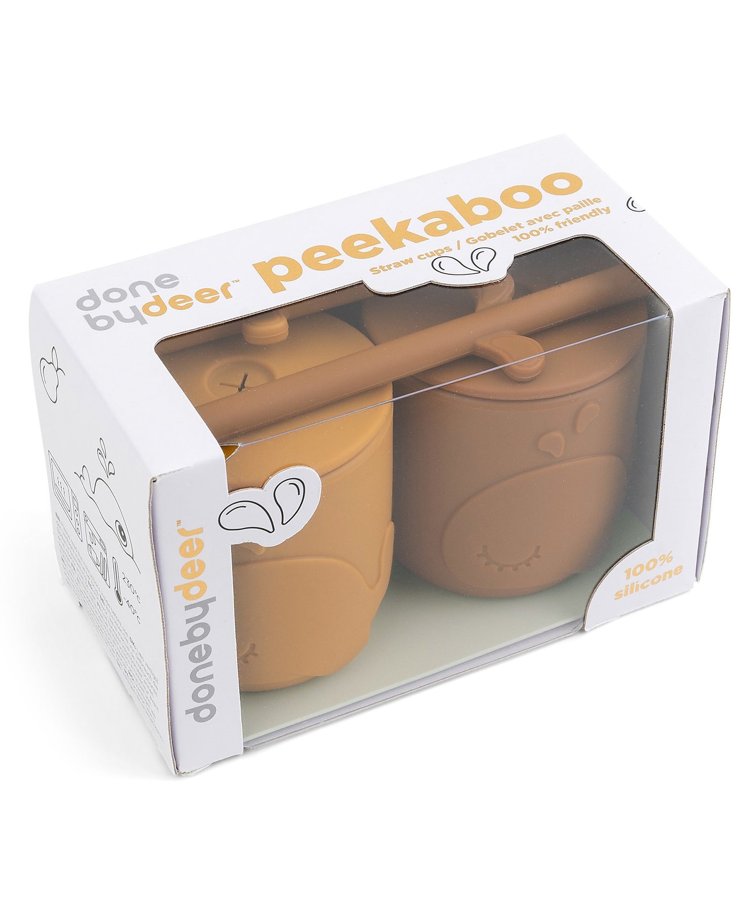 Set di 2 tazze con tappo