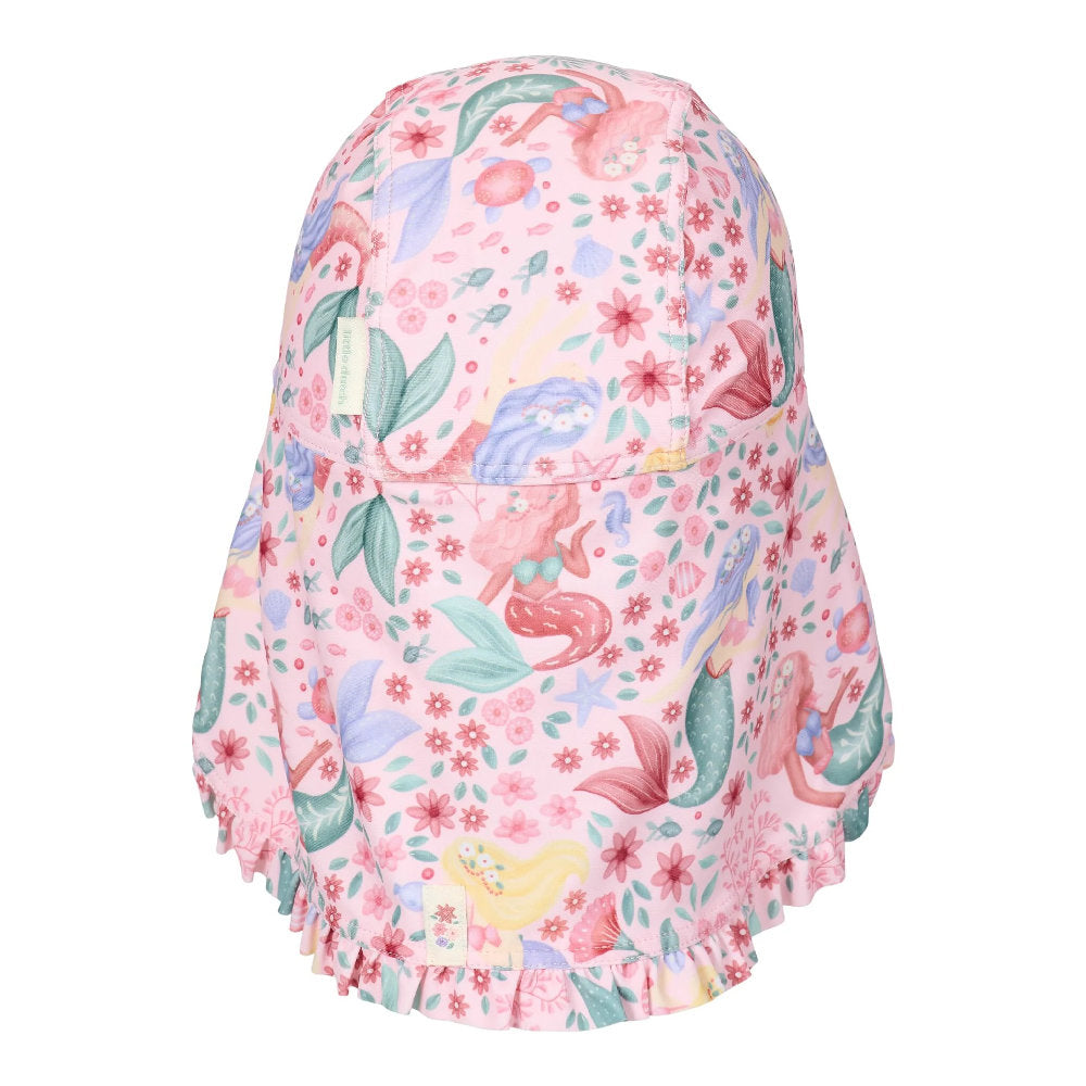 Cappellino Parasole Bimba 'Dreamy Mermaid' (con Coprinuca Protettivo)