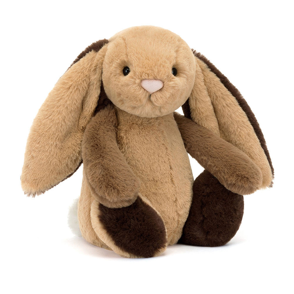 Peluche morbido Coniglio Patchwork Marrone