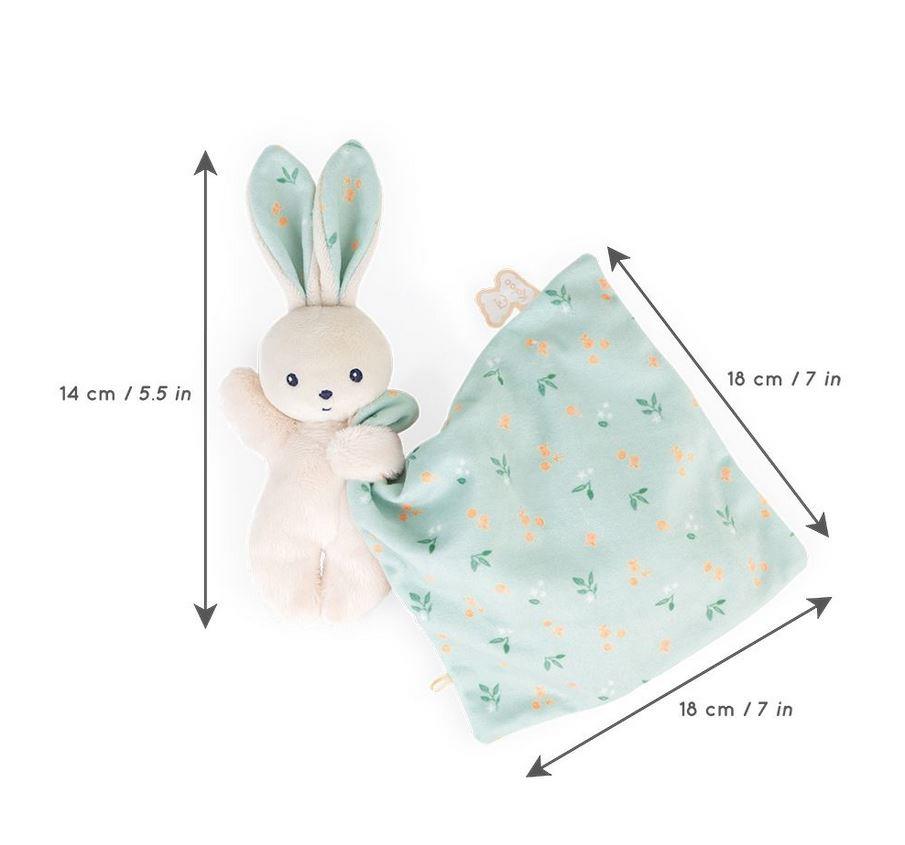 Doudou quadrato coniglio 17cm