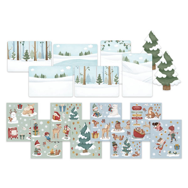 Stickers storia di Natale