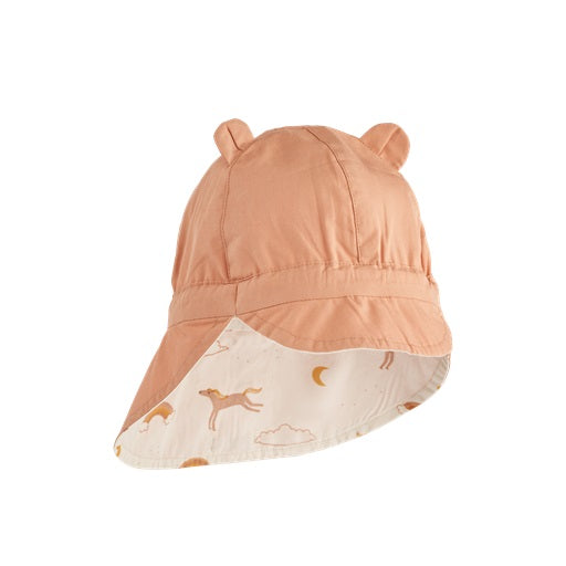 Cappello da sole reversibile gorm dream ecrù - con lacci