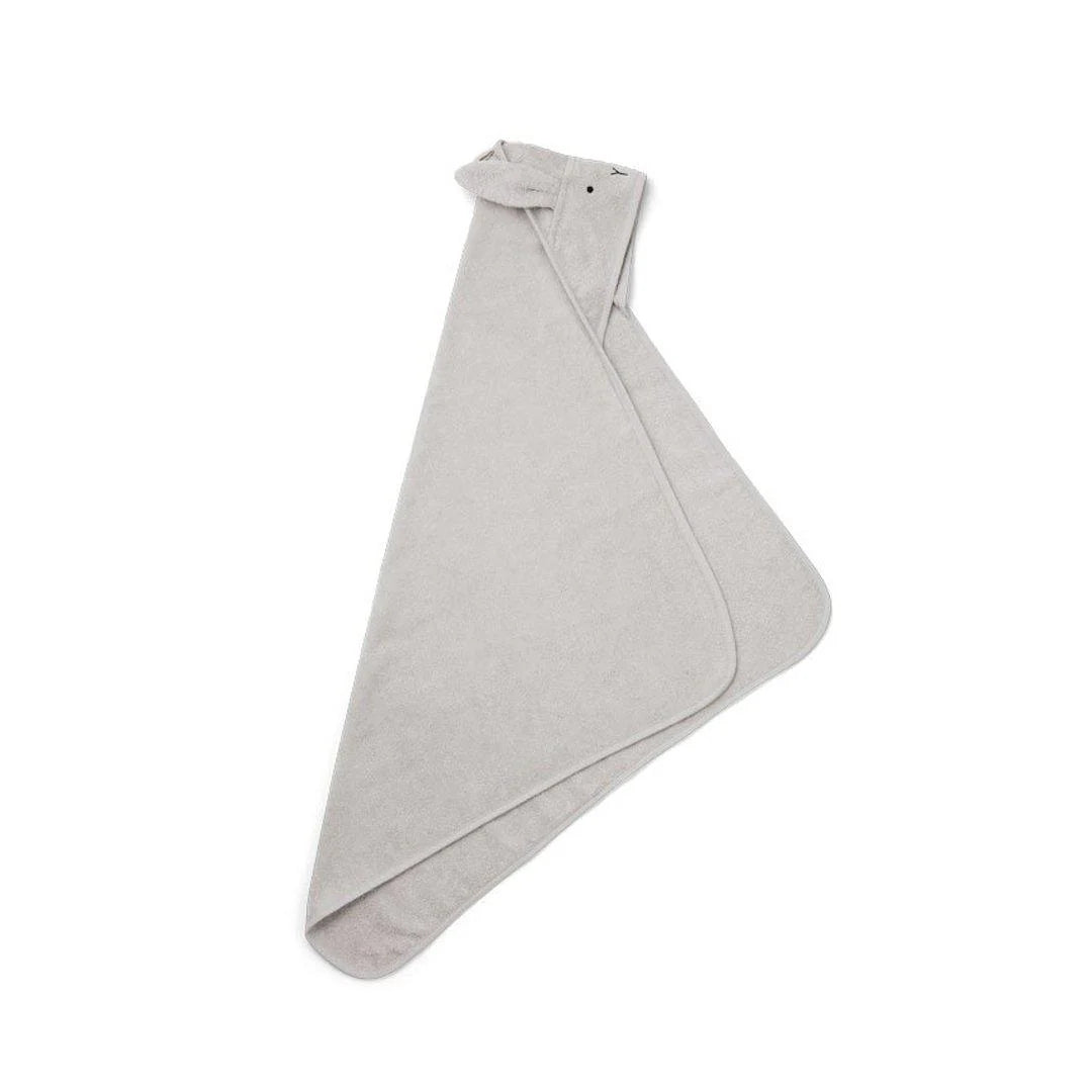 Accappatoio a triangolo baby Albert - con cappuccio - 100% Cotone biologico