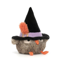 Peluche morbido Halloween civetta strega