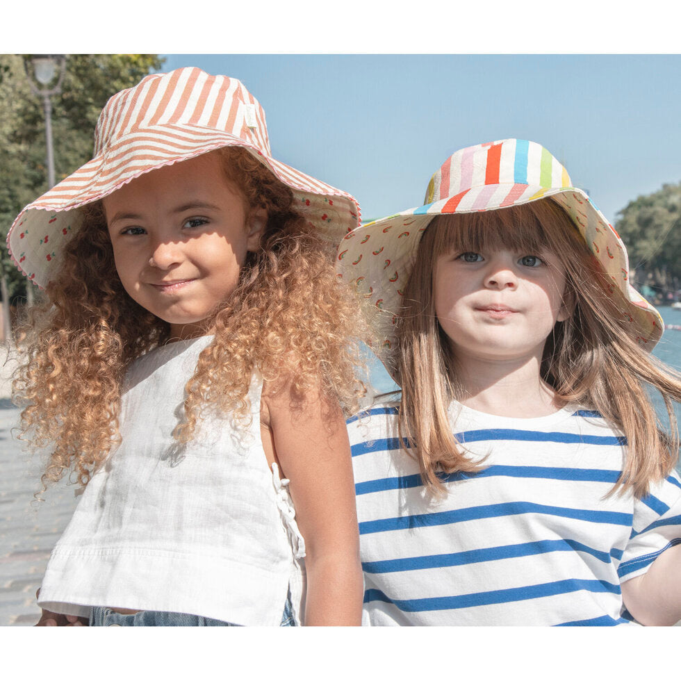 Cappello reversibile very cherry - 3-6anni