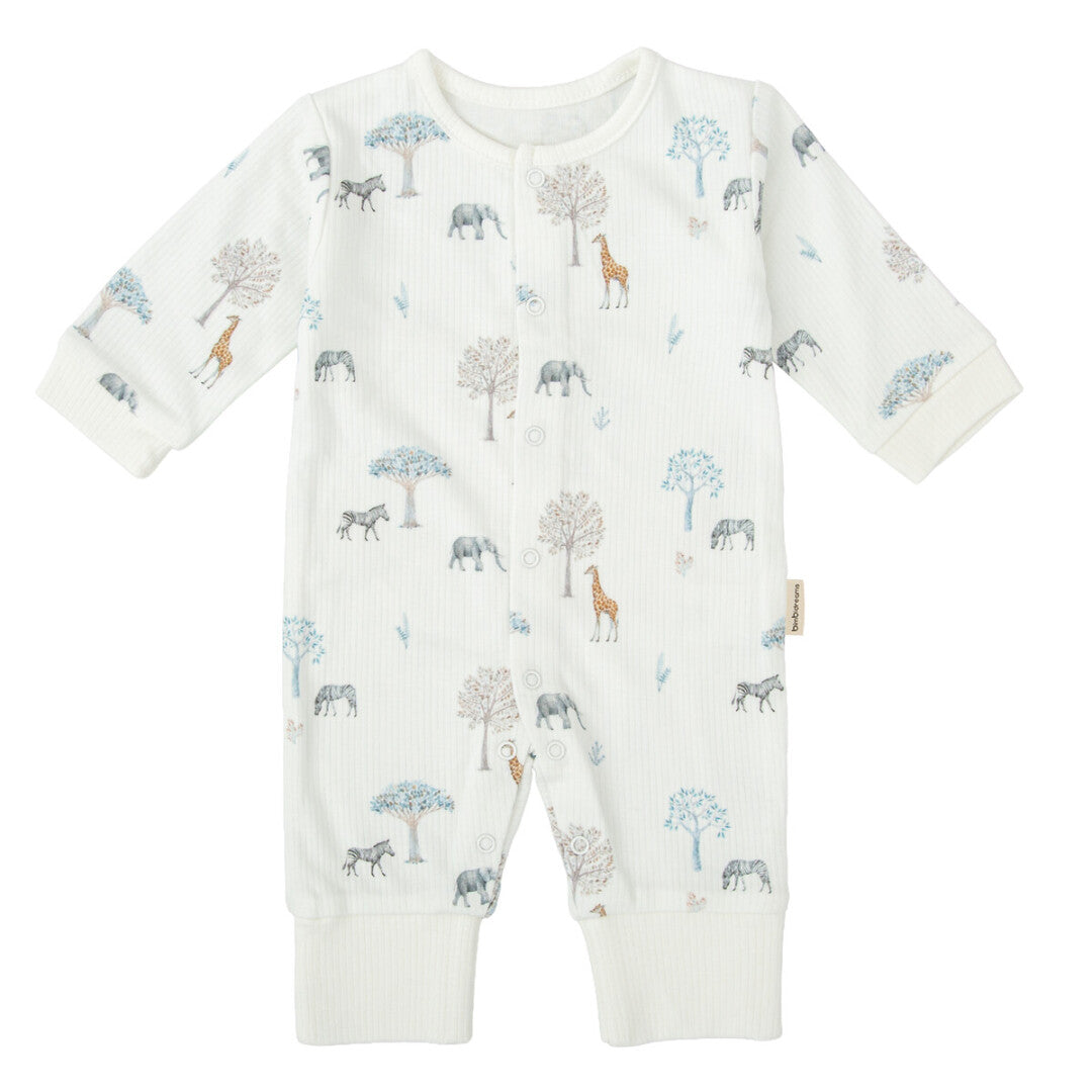 Tutina neonato - 50% Cotone organico e 50% Bamboo - Con apertura frontale