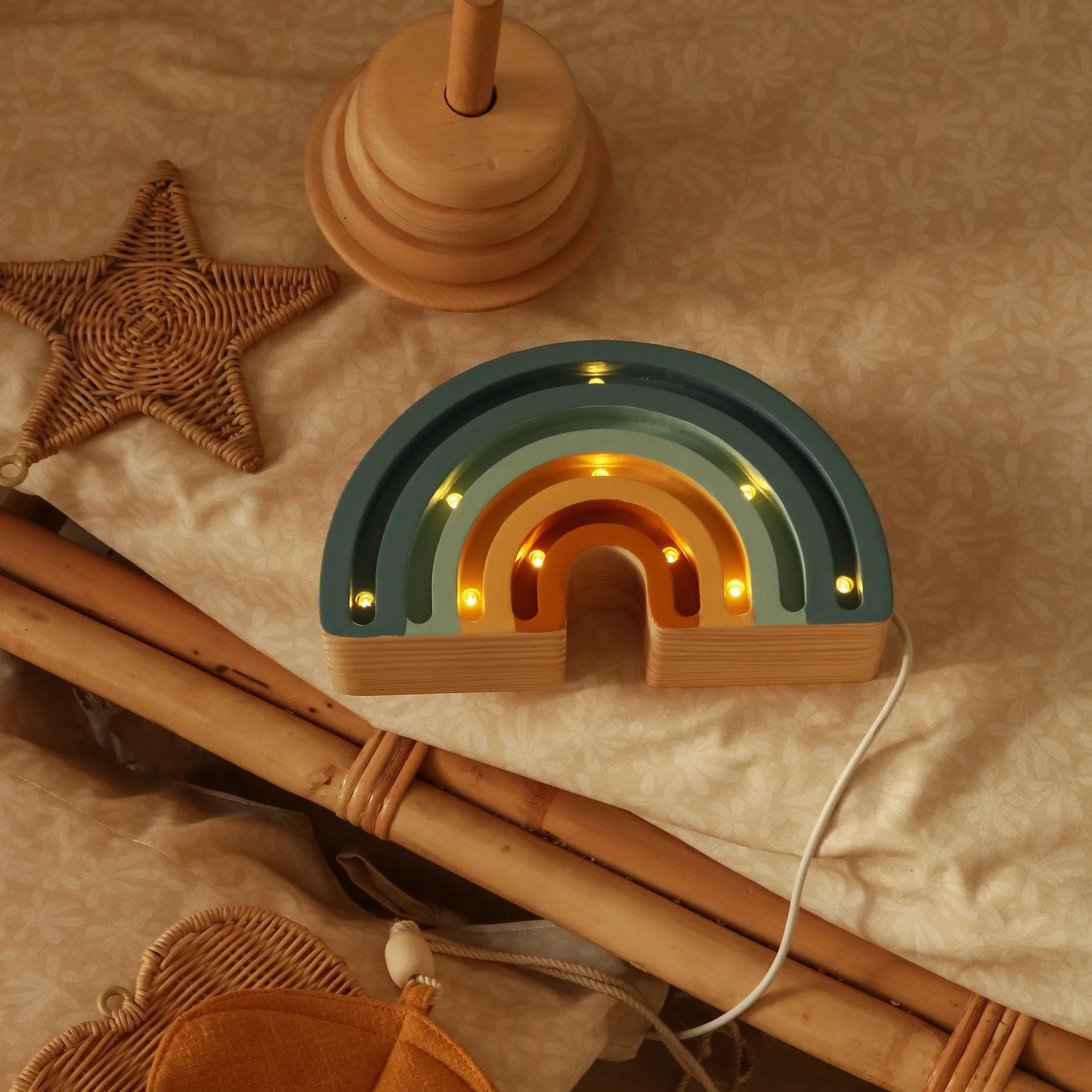 Mini Lampada Arcobaleno Denim Little Lights - Lampada LED