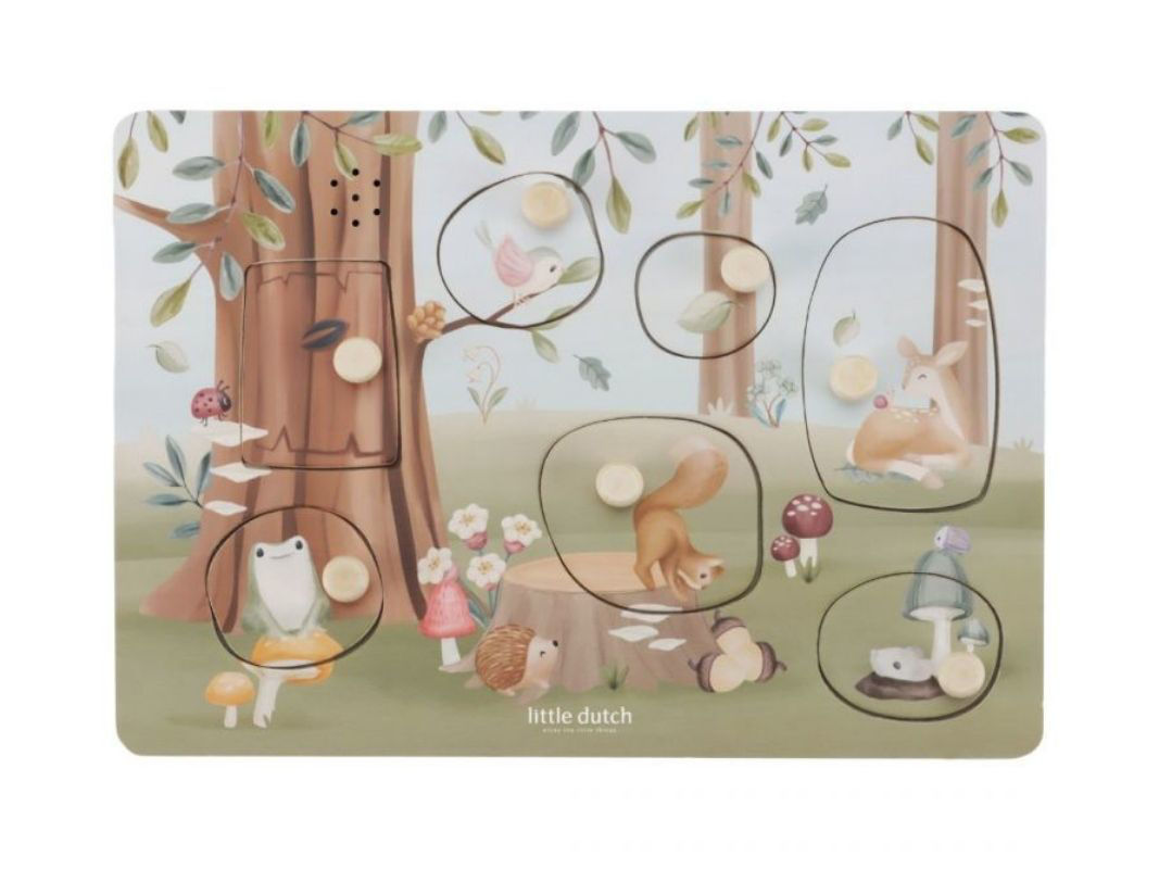 Puzzle sonoro in legno - Forest Friends