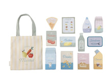 Carrello della spesa in legno - Con accessori