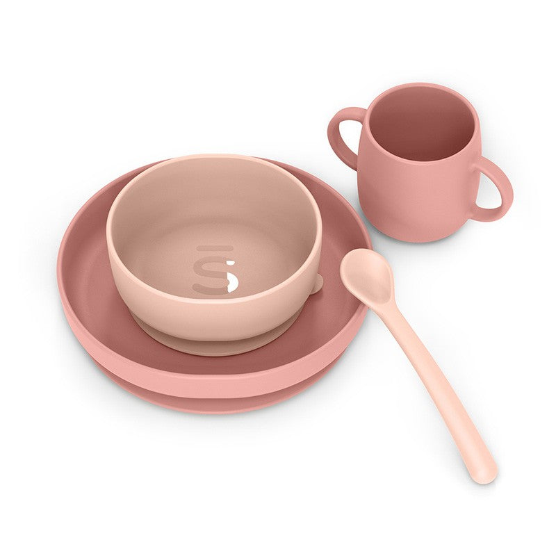 Set svezzamento stoviglie in silicone - Dai 4 mesi