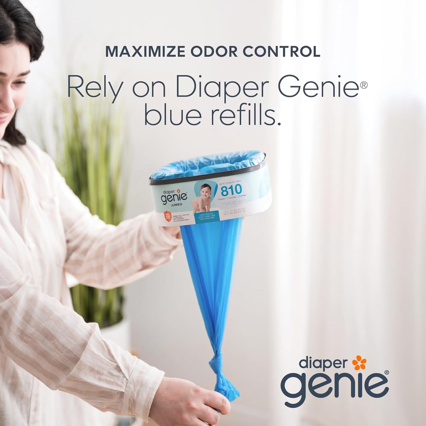 Ricarica per bidone diaper genie 18pezzi