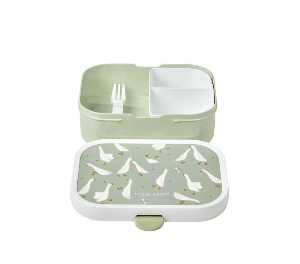 Lunch Box con divisori - Porta pranzo con forchetta