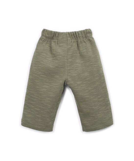 PANTALONI RIB DI MAGLIA FIAMMA
