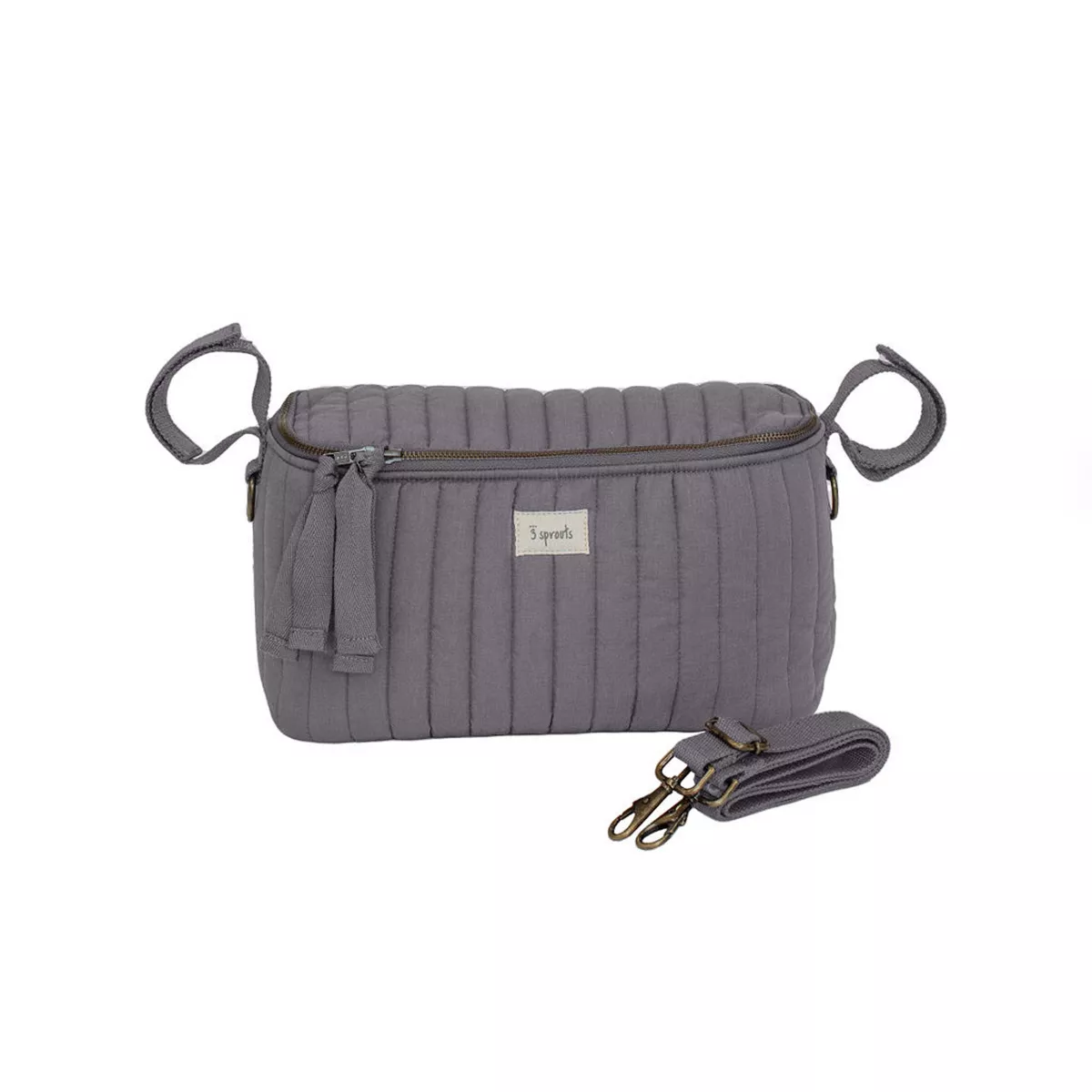 Borsa portaoggetti per passeggino - organizer passeggino - tessuto trapuntato