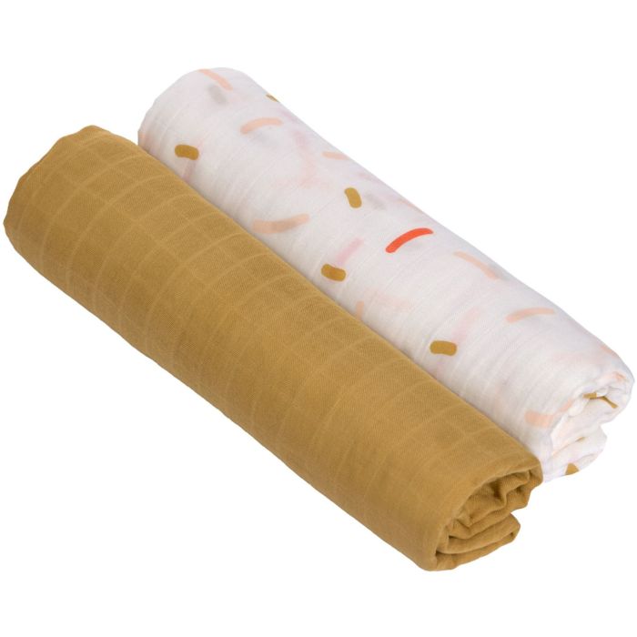 Mussola in viscosa di bamboo XL - 120x120cm - Pack 3pezzi