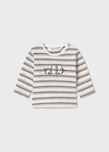 Maglietta manica lunga a righe