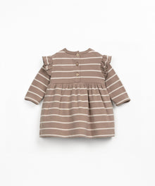 Vestito jersey a righe