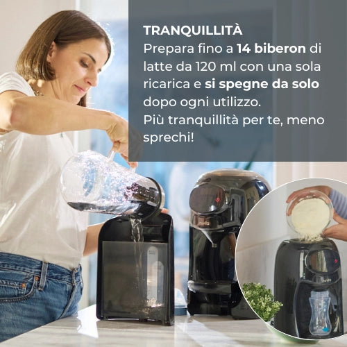 Preparatore istantaneo di biberon - lattespresso