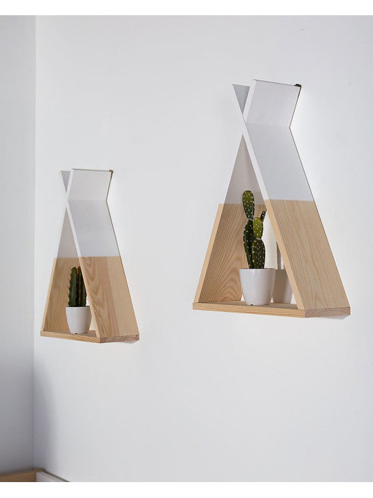 Mensola in legno - 35x12x47 cm