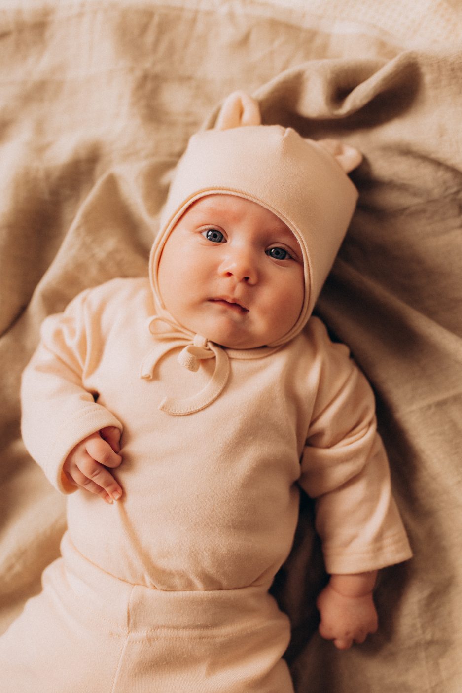 Cappellino lana e seta - con orecchie Teddy