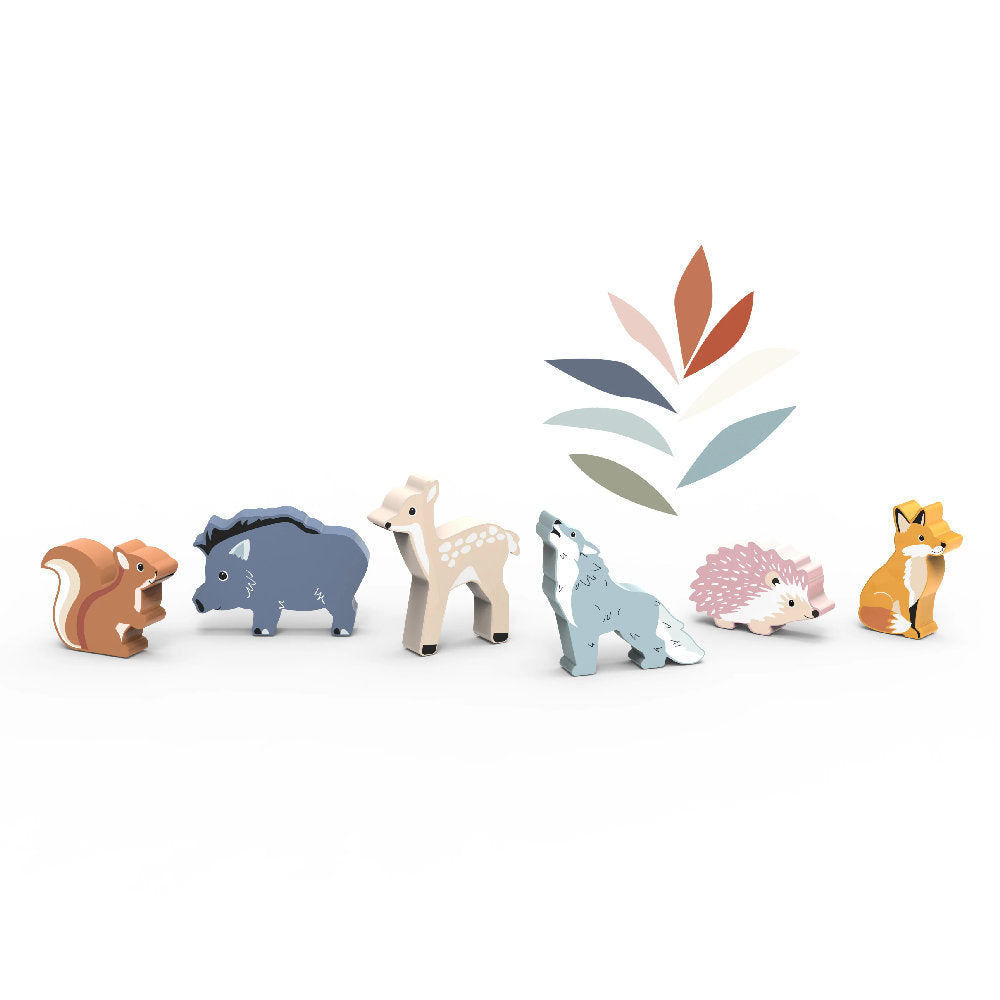 Set animali del mondo in Legno con custodia