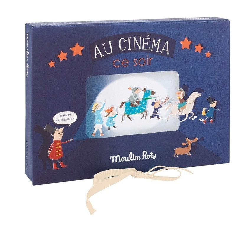 Cofanetto cinema con lampada proietta storie - film a cinema