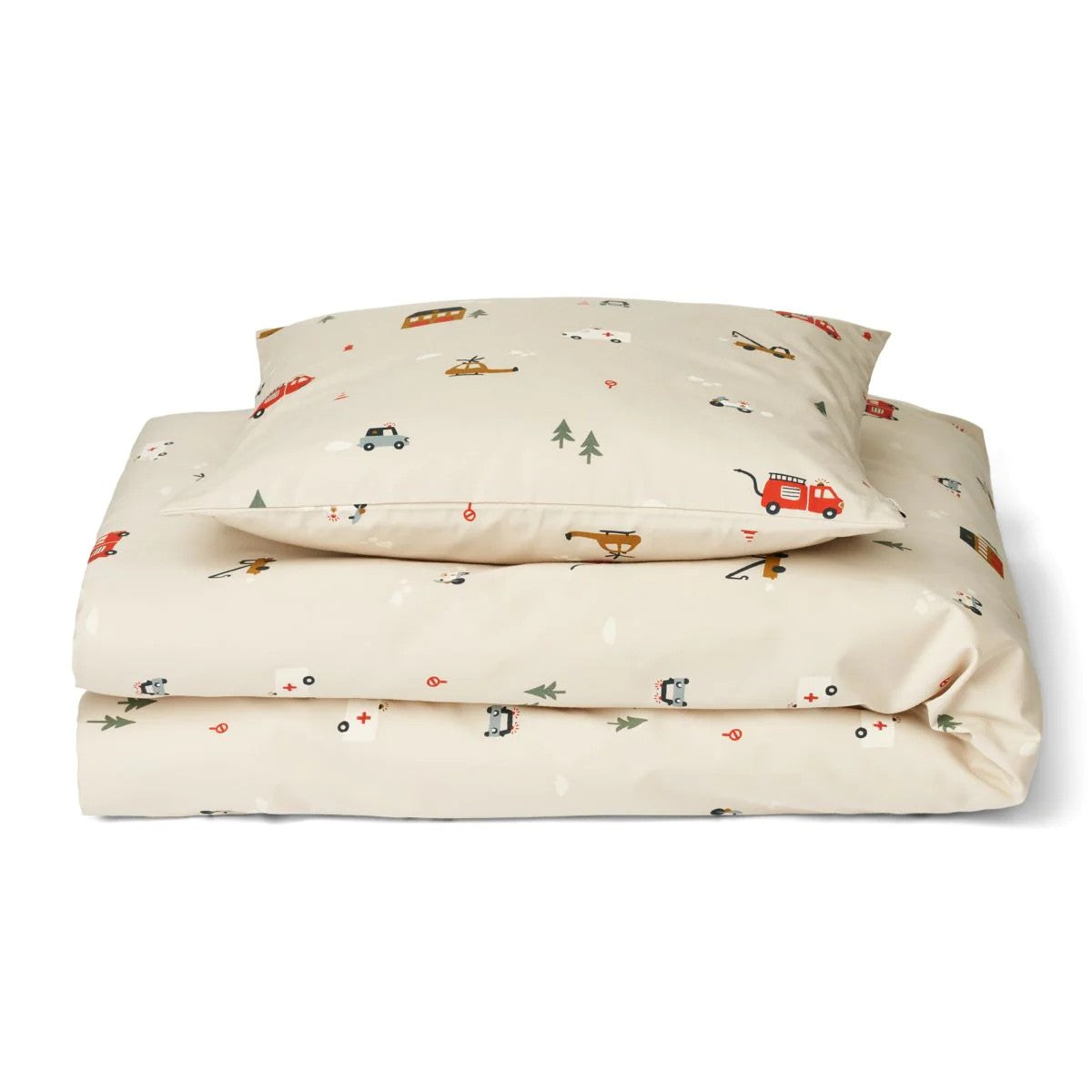 Set Copripiumino e federa Carl - 140x200 cm - 100% Cotone Biologico